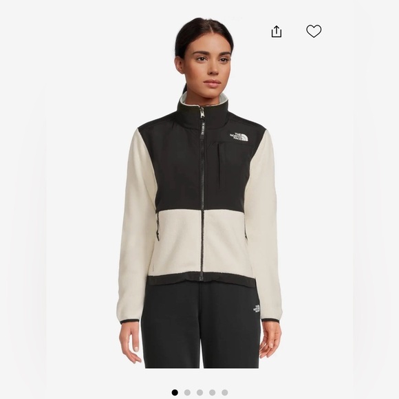 The North Face Jackets & Blazers - The North Face Black & Cream Women's Teddy Fleece Jacket